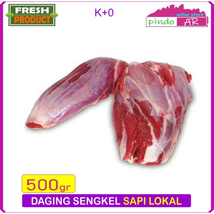 

DAGING SENGKEL SAPI LOKAL SEGAR 500 GRAM