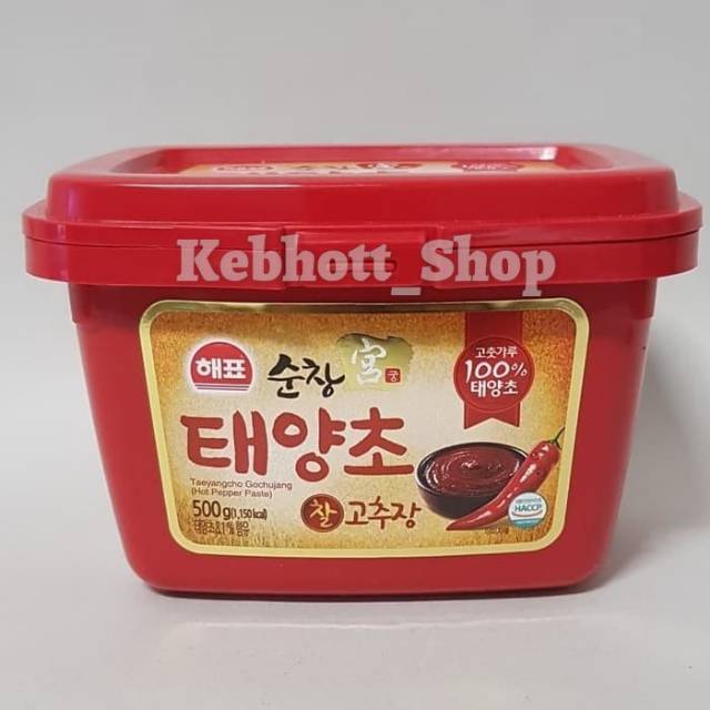 

sajo hot pepper paste taeyangcho gochujang 500 gr pasta kedelai