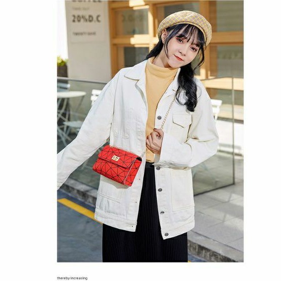 Tas Selempang Wanita model fashion korea warna warni kulit sintesis