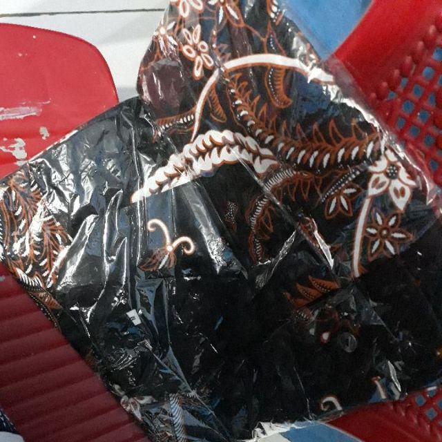 Arjaya Batik Hrb026 Kenongo Kemeja Tosca Pekalongan Padi M L Xl Sogan Printing Halus Kemeja Batik