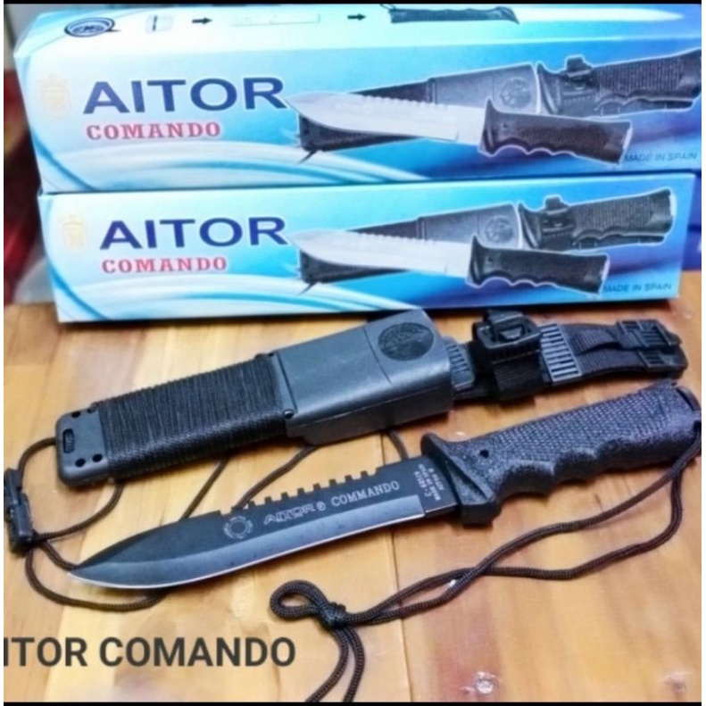 Pisau Piso Sangkur Aitor Comando Outdoor Survival