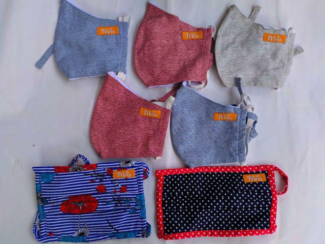 Ready Masker Kain 2 Lapis Seply Dan Nibras • Termurah • Best Seller