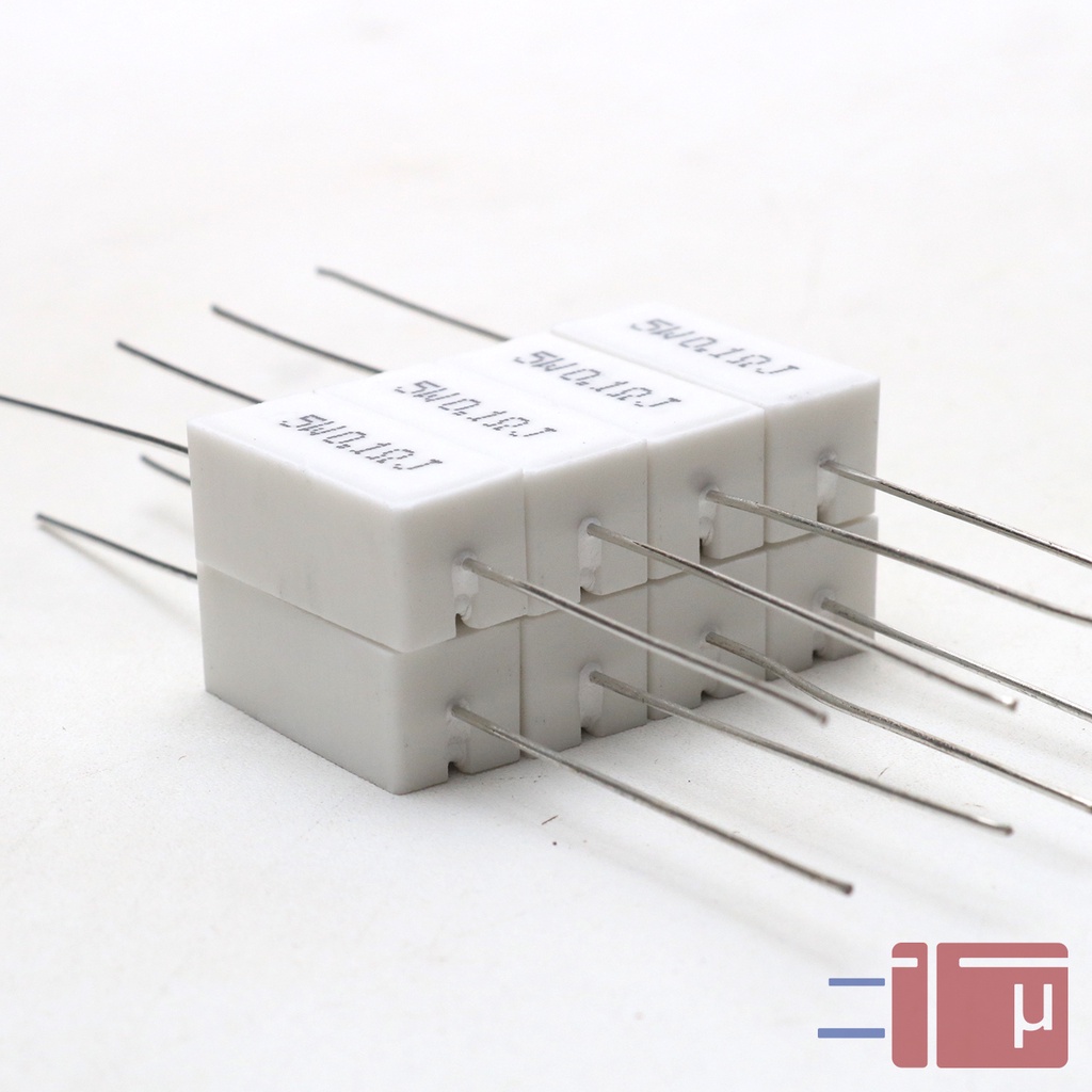 Resistor Kapur 0.1R 0.1 Ohm 5W Taiwan Kaki Tembaga