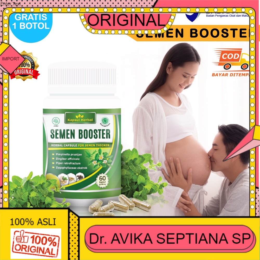 100% ASLI Termurah - Semen Booster Obatkuwat Pengental Dan Penyubur Sperma pria
