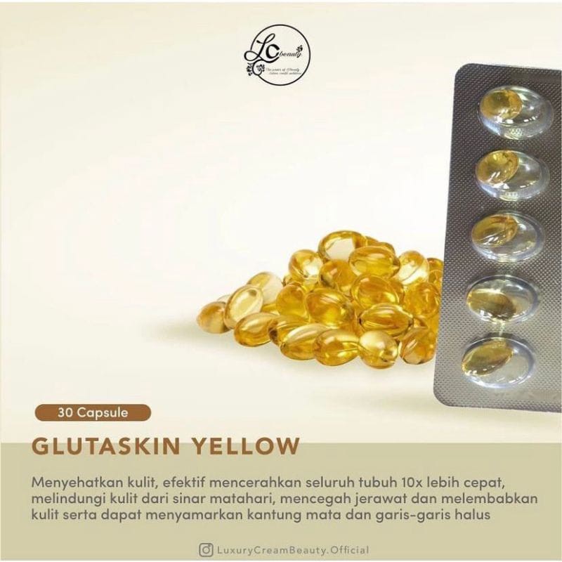 [COD] KFSkin Glutaskin Yellow Bpom ORIGINAL 100% | Mencerahkan kulit dan Menutrisi kulit