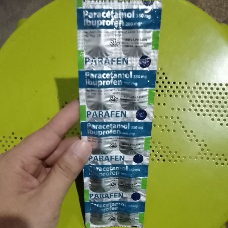 PARAFEN Kaplet (Obat Sakit Gigi, Sakit Kepala, Nyeri-Nyeri, Haid, Turun Panas)