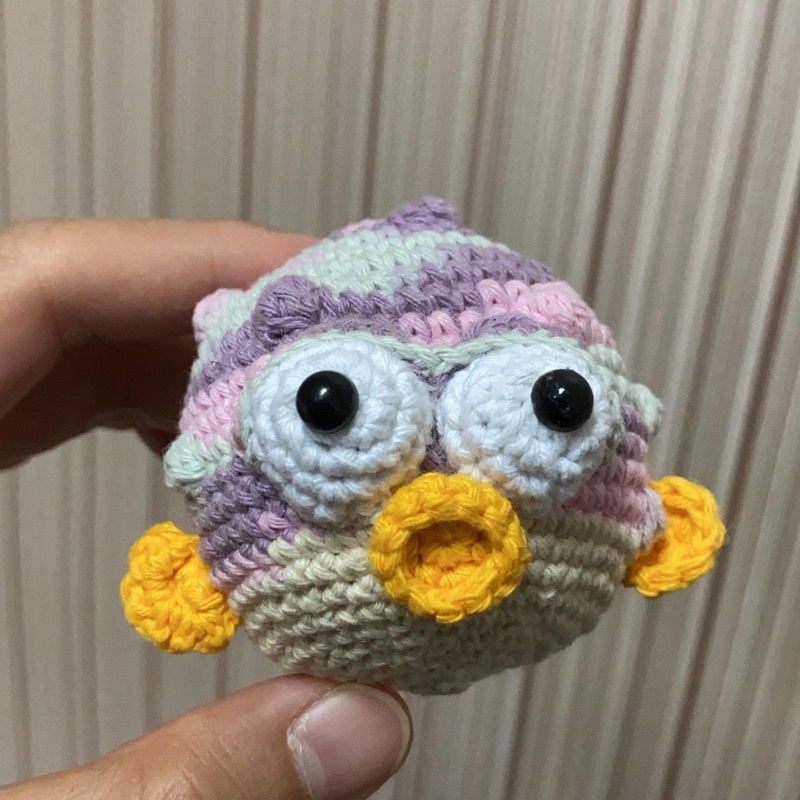 Boneka Amigurumi Puffer Fish