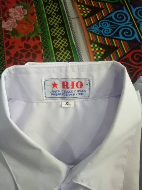 BAJU SERAGAM SMA PENDEK BIG SIZE KEMEJA SMA PENDEK  BAJU SERAGAM SEKOLAH BIG KEMEJA SERAGAM BIG SIZE