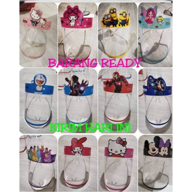 FACE SHIELD KACAMATA ANAK ANAK Pelindung Wajah LANGSUNG KIRIM!!!