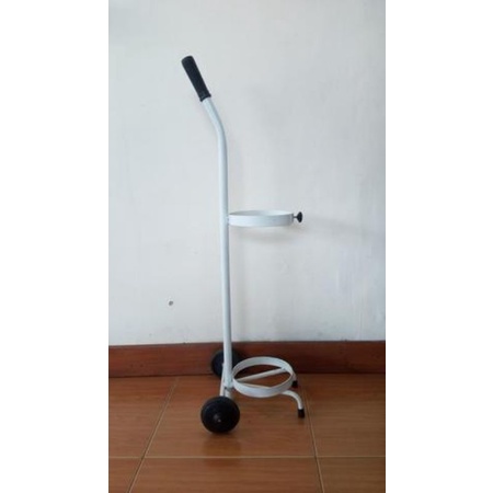 Troli tabung oksigen 1m3 / troli oksigen / trolly tabung 1 meter kubik / trolley tabung oksigen 1m3