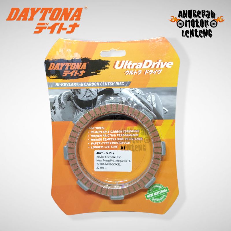 Kampas Kopling Daytona Racing Kevlar New Mega Pro MegaPro FI