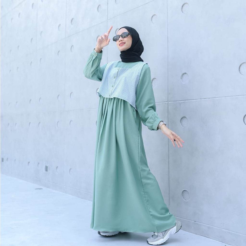 Subin Dress Busui Friendly By Proudyhijab