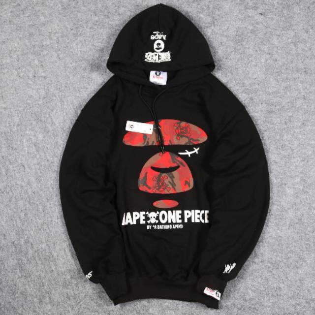 one piece bape hoodie