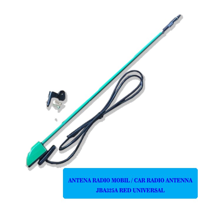 ANTENA RADIO MOBIL / CAR RADIO ANTENNA LOWIN JBA 325A AUTO UNIVERSAL HIJAU