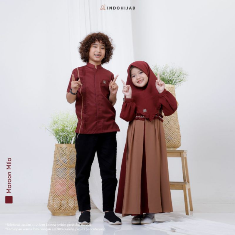 Sarimbit Idris Inara by idb moswear gamis Anak dan Koko Boy