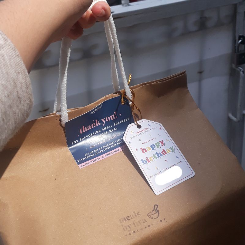 

Upgrade Paperbag untuk box of 2/box of 4