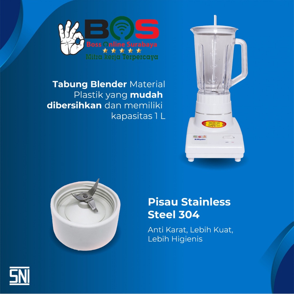 Blender Miyako Plastik BL 102 PL Blender Miyako 3 in 1 BL-102 PL / BL102PL