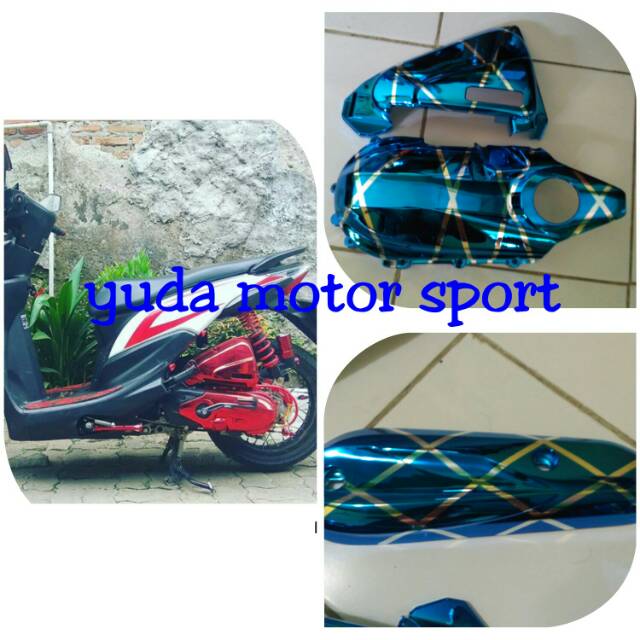 Variasi beat pop esp blue xxx cover cvt beat pop blue xxx tutup knalpot beat pop esp blue xxx