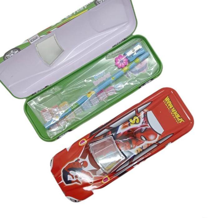 

ギ KOTAK PENSIL KALENG MOBIL+SET B597 ㅂ