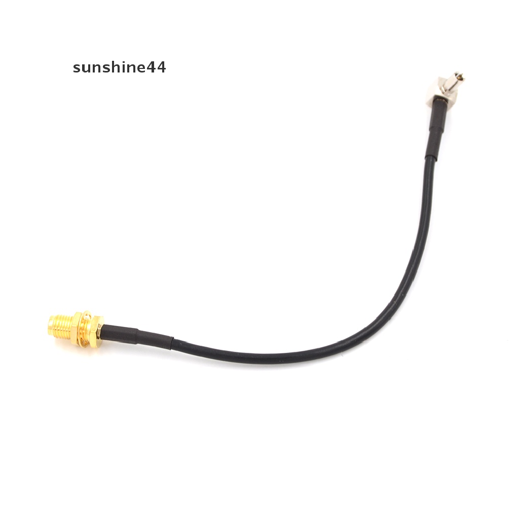 Sunshine TS9 Kabel Antena Coaxial Pigtail Male Sudut Kanan SMA Female