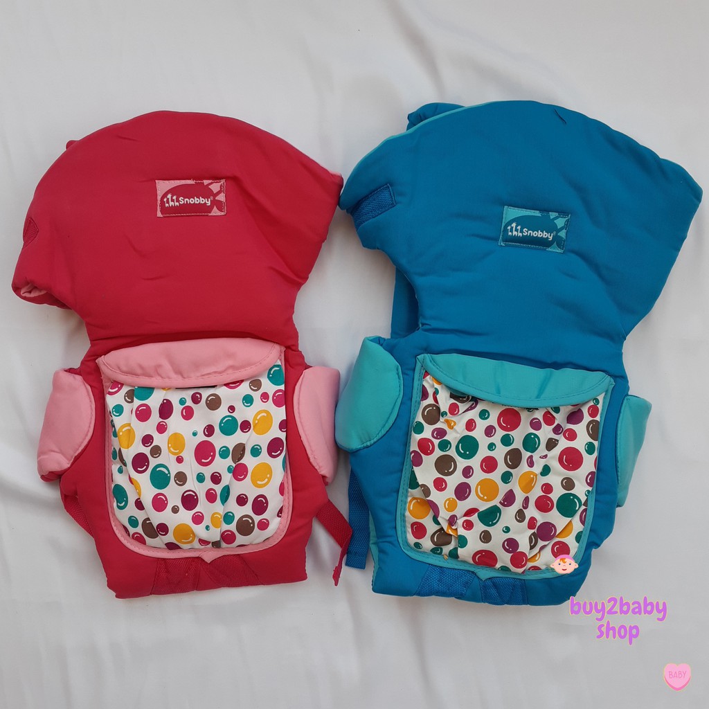 Gendongan bayi depan model ransel Snobby Happy Bubble Series TPG 2243