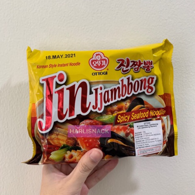 

OTTOGI JIN JJAMBBONG SPICY SEAFOOD RAMEN NOODLE-MIE KOREA (NON HALAL)