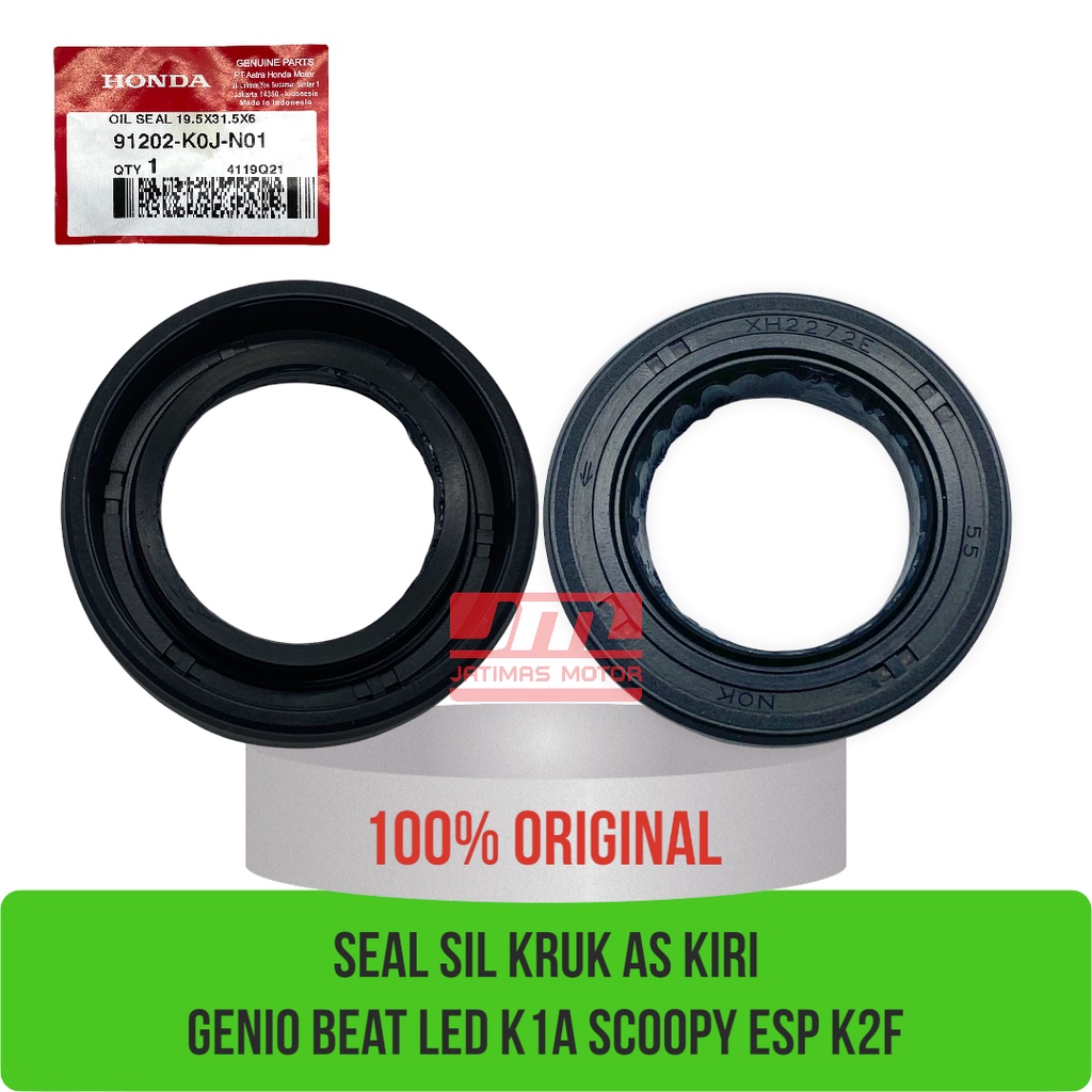 Seal kruk as kiri genio beat led K1A scoopy esp K2F 91202-K0J-N01