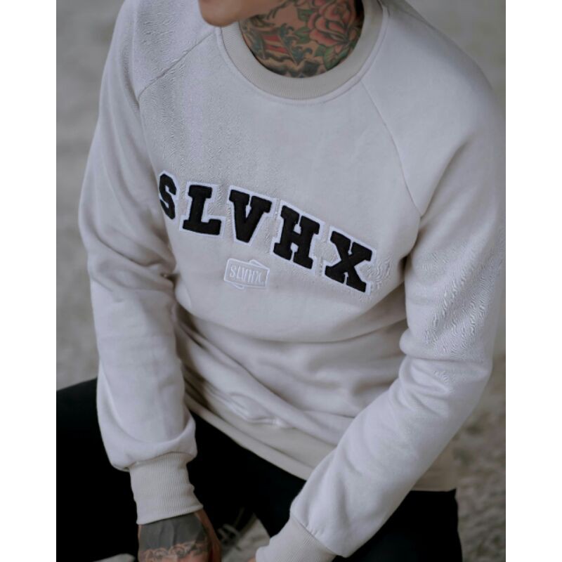 Crewneck Salviohexia Bordir Crewneck Salvio Hexia Crewneck Slvhx Twotone