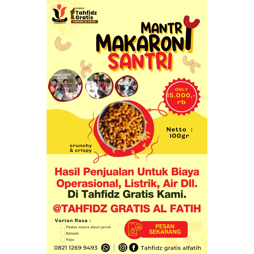 

Makaroni Pedas Aneka Rasa Rujak Purut Original Balado Renyah Mantul | Makaroni Pedas Bantet Ngehe Kriuk Daun Jeruk Balado