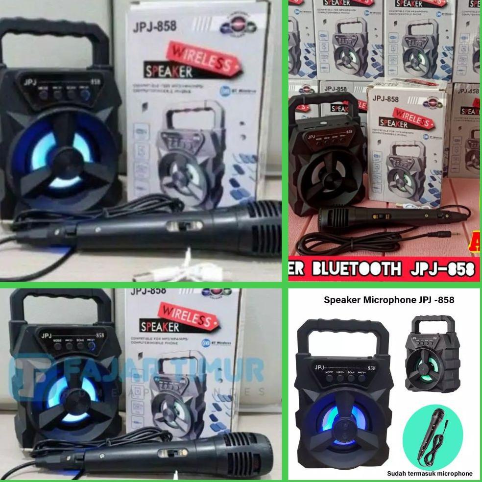 Bsb31au22ᴷ– HARGA PABRIK SPEAKER BLUETOOTH JPJ 858 + MIC