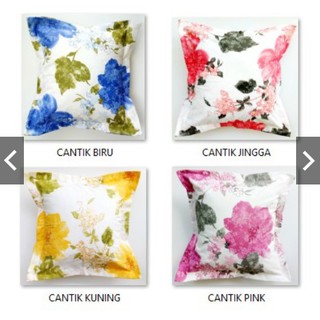  Sarung  Bantal  Sofa Bahan Katun Aneka  Motif Sarung  Bantal  