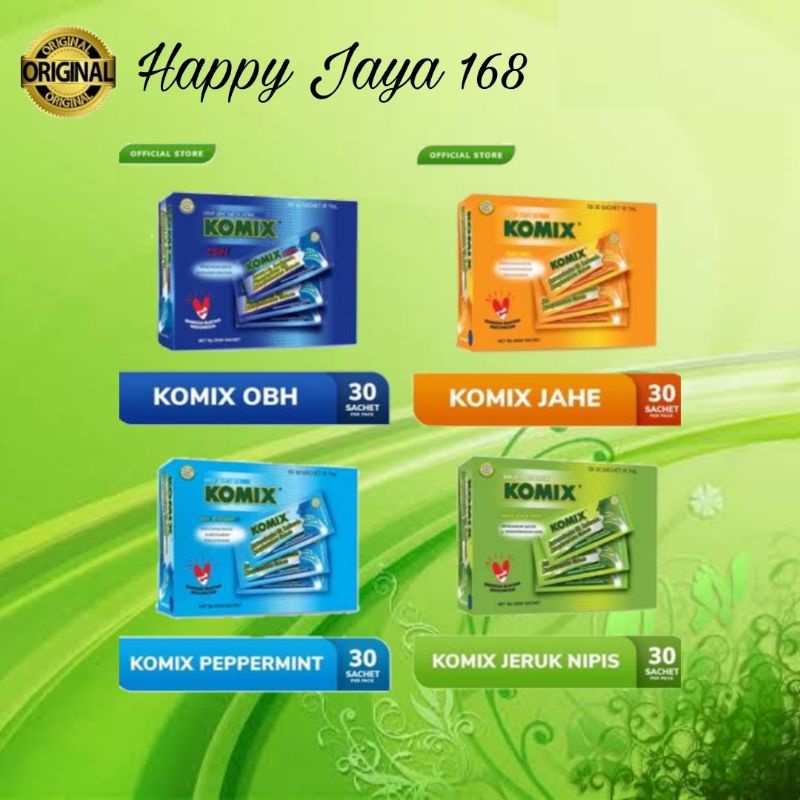 Komix OBH Obat Batuk Box isi 30 Sachet