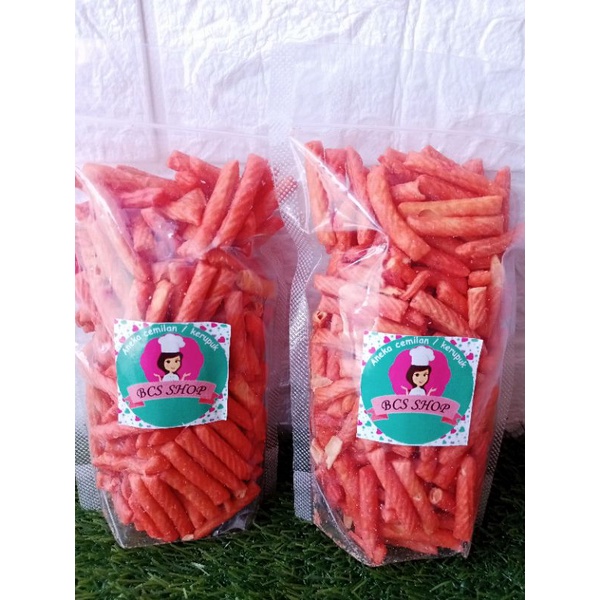 

Snack Kiloan Stik Oji-Oji Rasa Sambal Balado Kemasan 150Gram