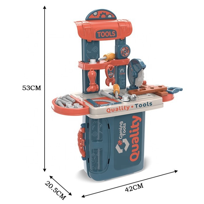 MWN Mainan Workbench Quality Tool Play set 3 in 1