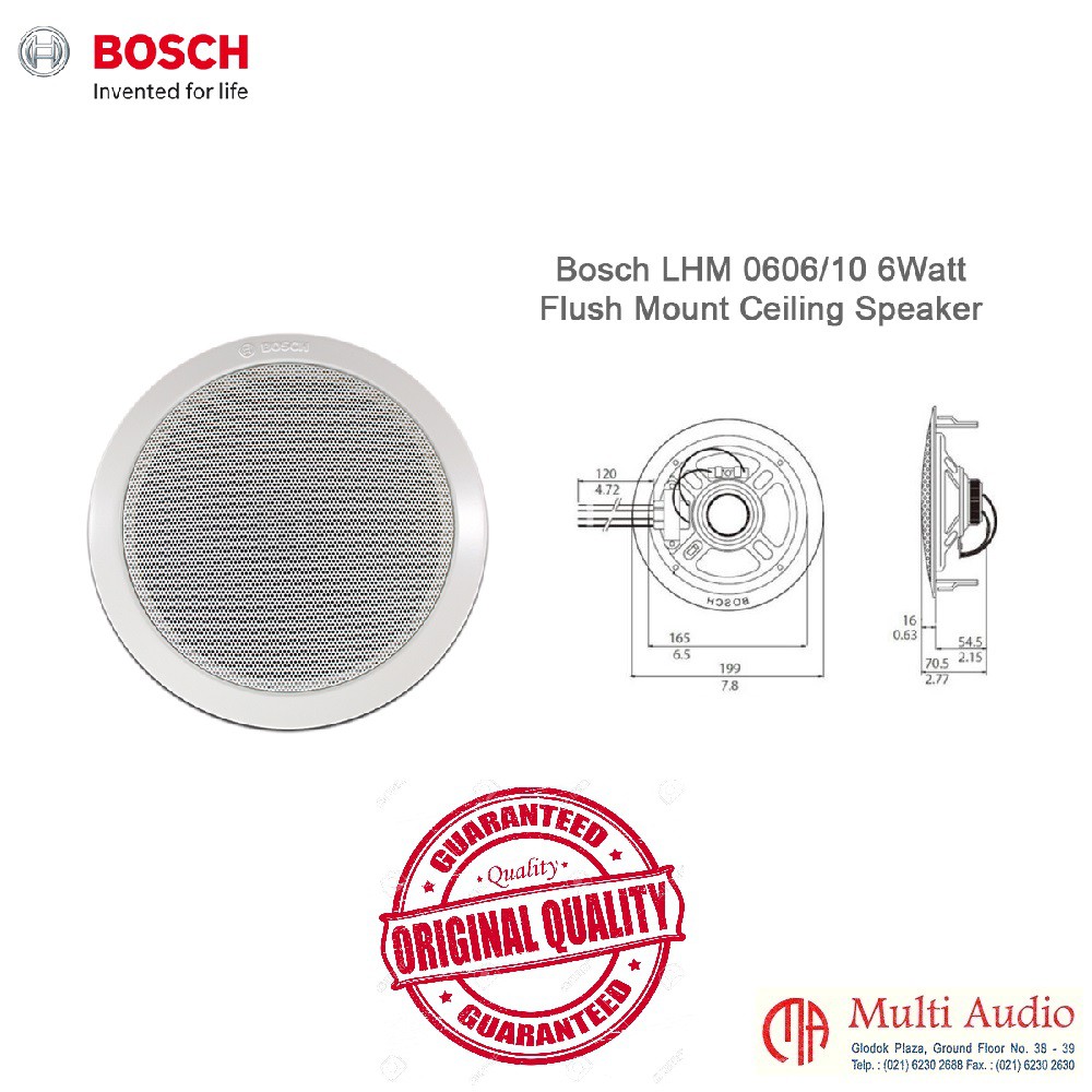 Speaker atap bosch / Ceiling speaker bosch 0606 original