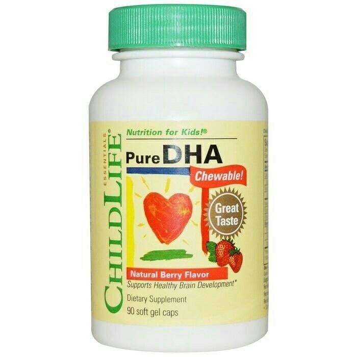 ChildLife Pure DHA Chewable 90caps (Minyak Ikan Kunyah)