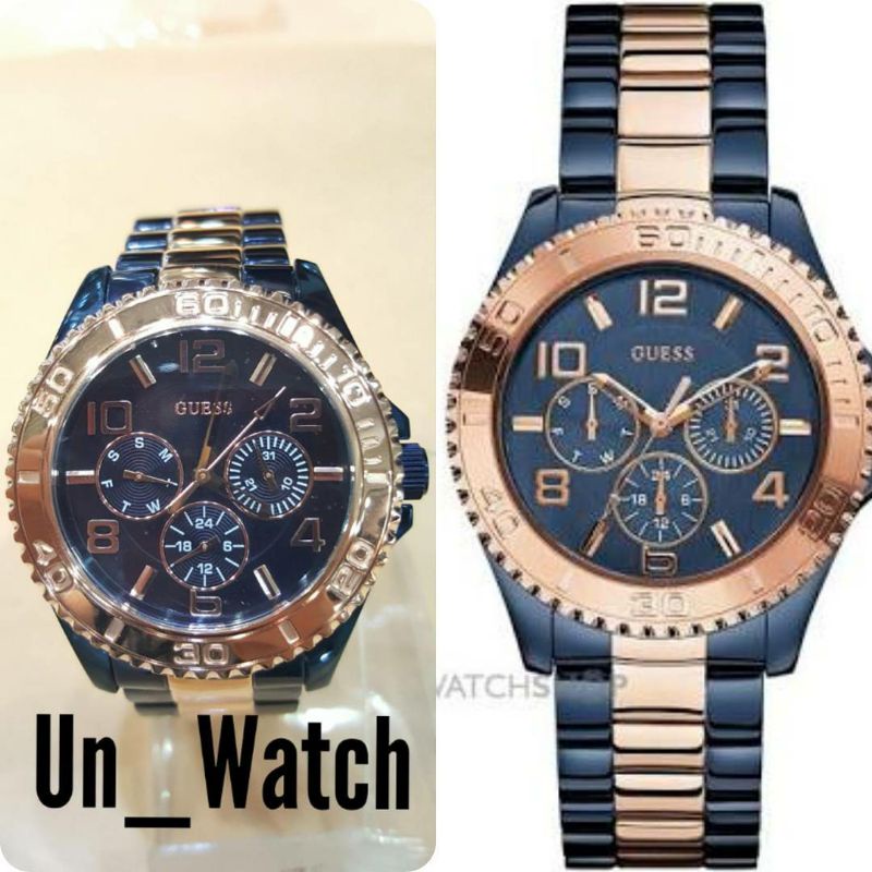 Jam Tangan Wanita Merk Guess W0231L6 Stainless Baterai