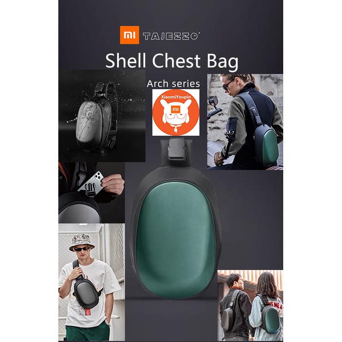 Xiaomi Tajezzo Arch Shell Sling Chest Bag Tas Ransel Selempang