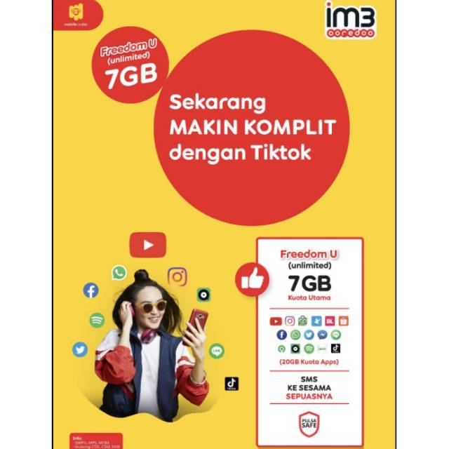 ISI ULANG INDOSAT 7GB UNLIMITED GIFT