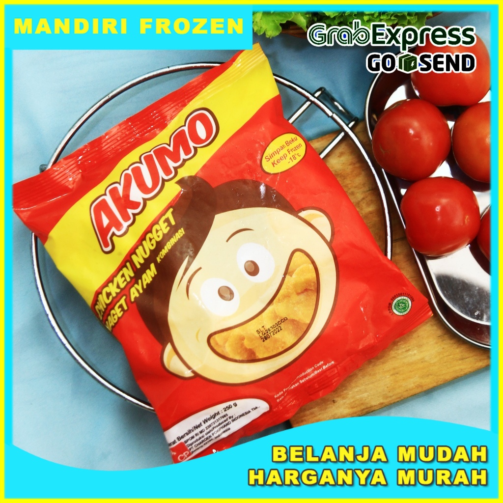 

AKUMO Nugget Ayam 250gr - Makanan Beku Murah