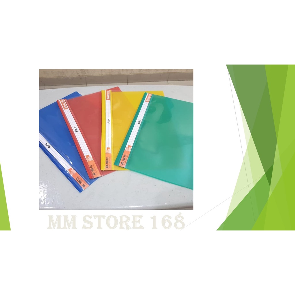 

Business File / Map Acco Plastik Ukuran A4 Merk Sika ( Isi 12 lbr )