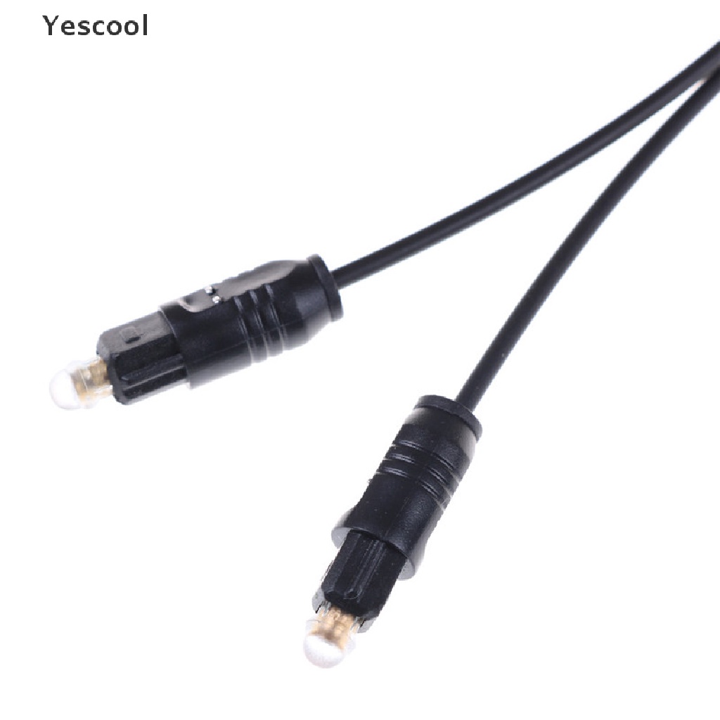 Yes Kabel Audio Digital TOSLink Fiber Optik Warna Hitam Panjang 1.5M 2M 3M 5M