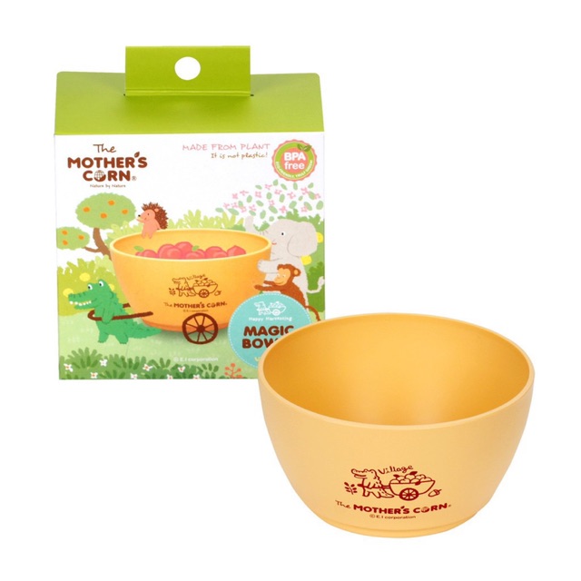 MOTHER’S CORN / Mothers Corn / Motherscorn Magic Bowl Size S &amp; M (Mangkok Makan Anak Bayi)