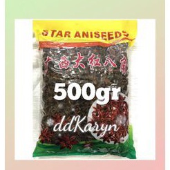 

500gr Star anisse/Bunga pekak/Lawang/star fruit kering