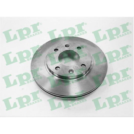 Disc Brake Depan Peugeot 206 306 - Piringan Rem Italy COATED