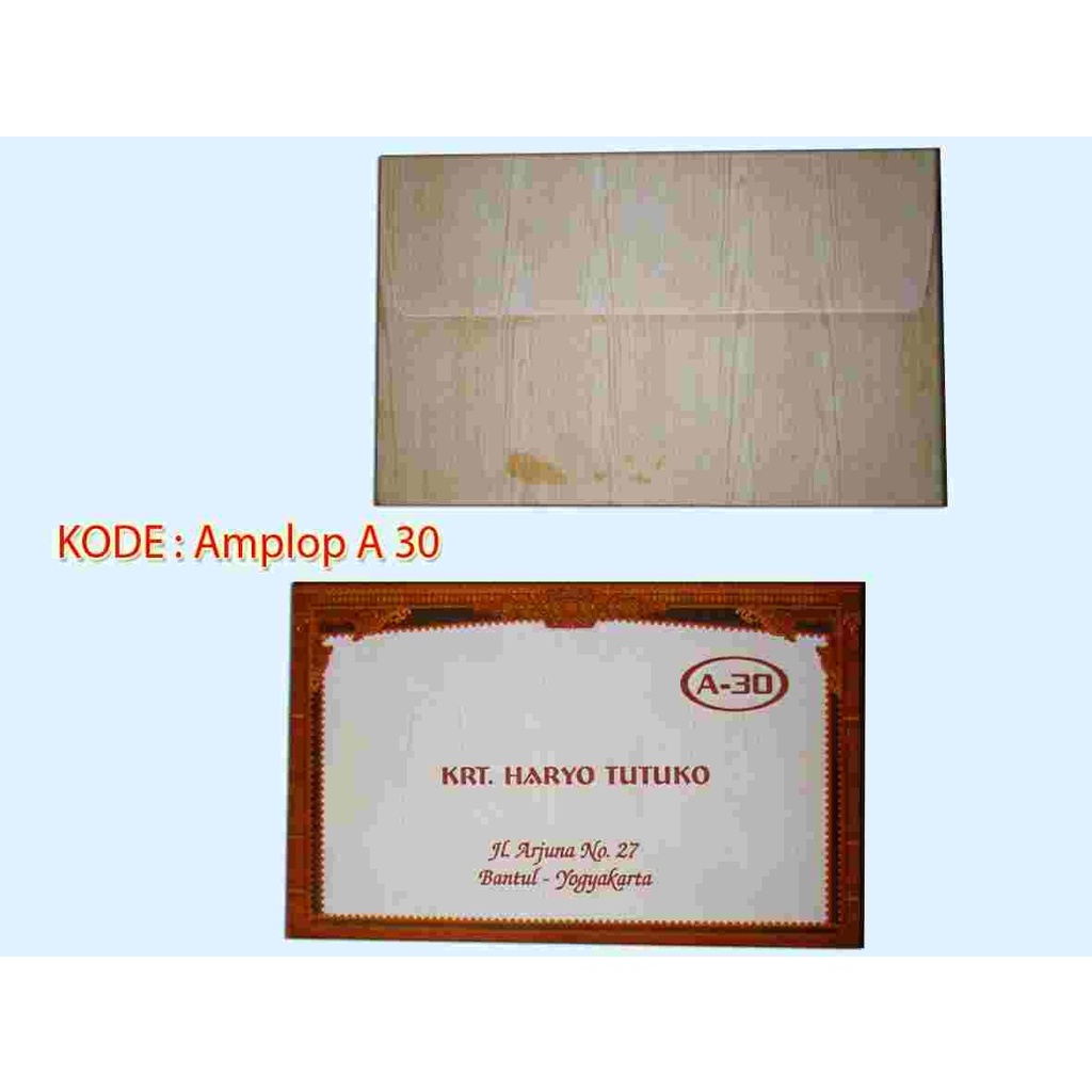 

Blangko Amplop Motif A 30 Murah isi 50