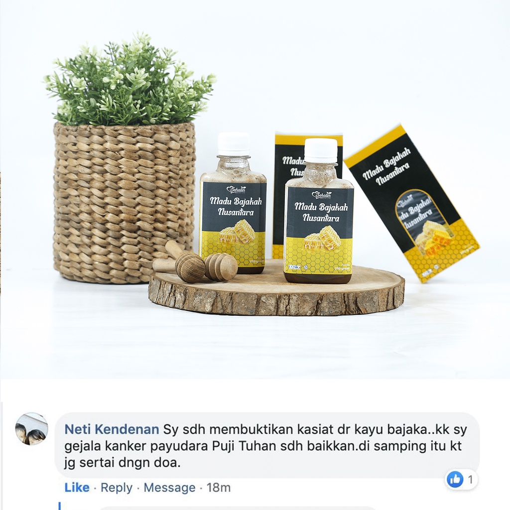 MADU BAJAKAH ASLI KALIMANTAN - Madu Bajakah 100% Original 330 ML - Madu Akar Bajakah Nusantara Atasi Benjolan Tumor Kanker Kelenjar Kista Ambeien Stroke penyakit Kronis lainnya