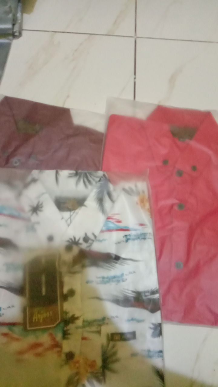 Hem Cowok Printing Kemeja Surfing Pria Motif Pantai Tie Die