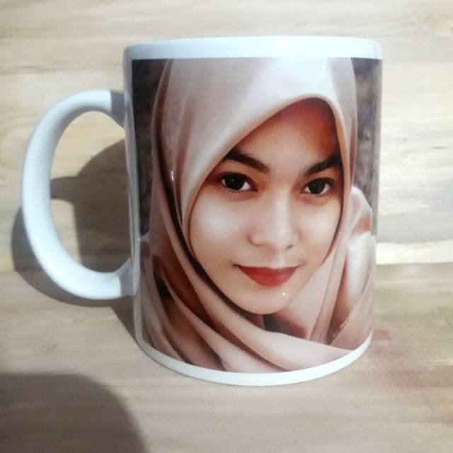 MUG CUSTOM/gelas foto, bisa pake foto sendiri