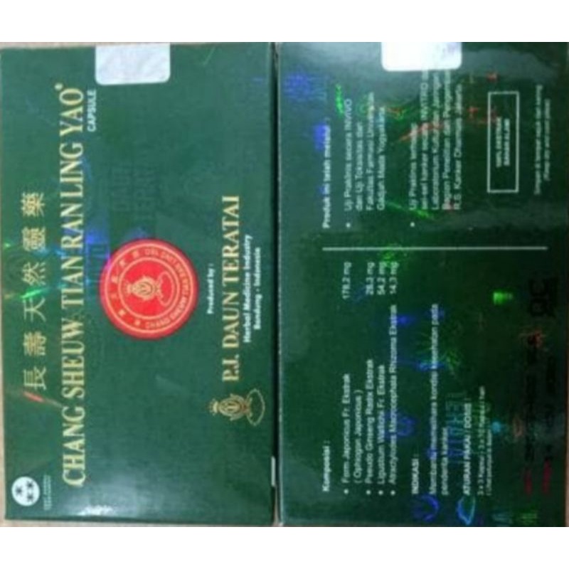 chang sheuw daun teratai kapsul obat kanker tumor kista 30 kapsul